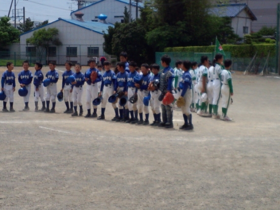 練習試合　ジュニア戦に3年生デビュー